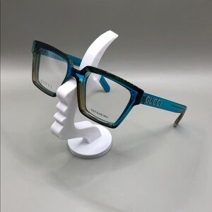 Gucci Gg7025O 003 52 19 145 ombre blue-green glasses demo lens UNISEX